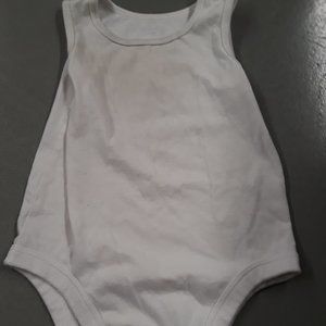 Garanimals white sleeveless bodysuit